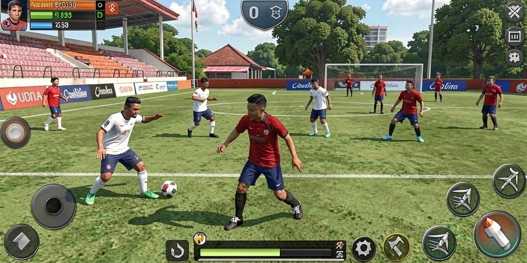nesiafun - Mode multiplayer yang memungkinkan bersaing dengan teman.